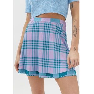 UO Alexa Plisse Mini Skirt